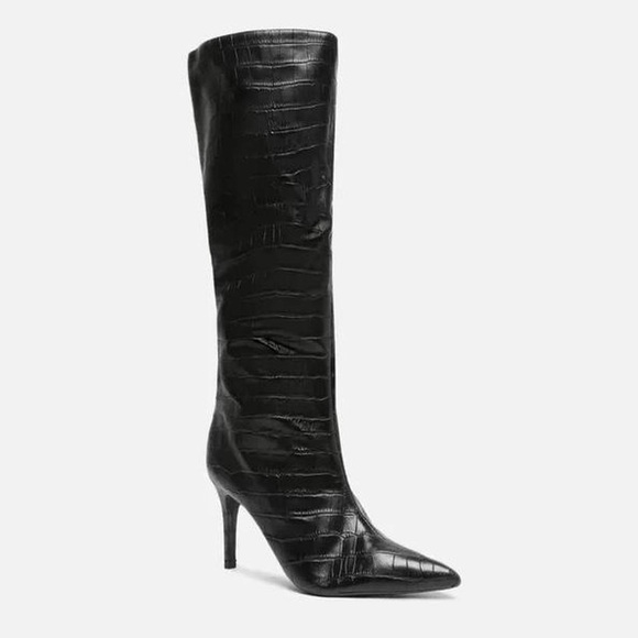 Arezzo point Black Boots - Picture 1 of 2